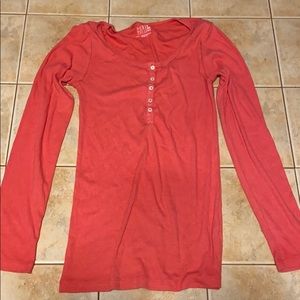 Coral Long Sleeve Shirt